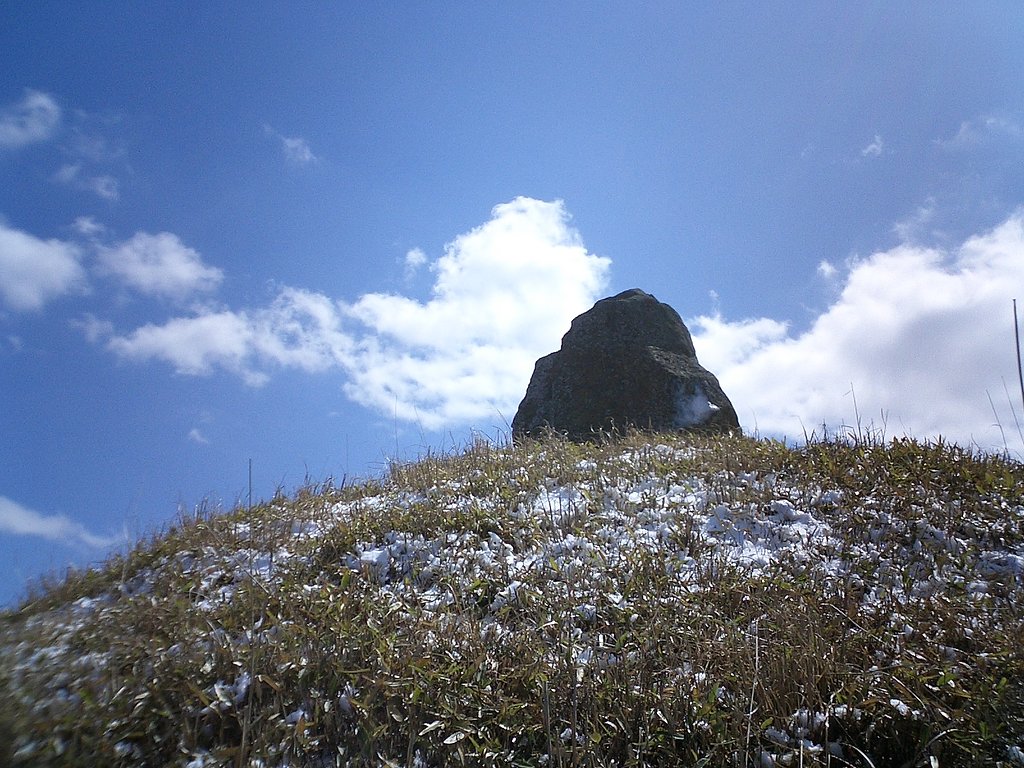 早春の雪景色