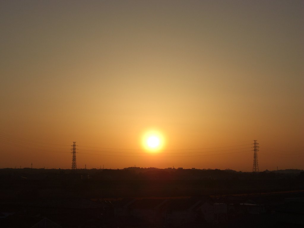 2009年80日目の朝焼け