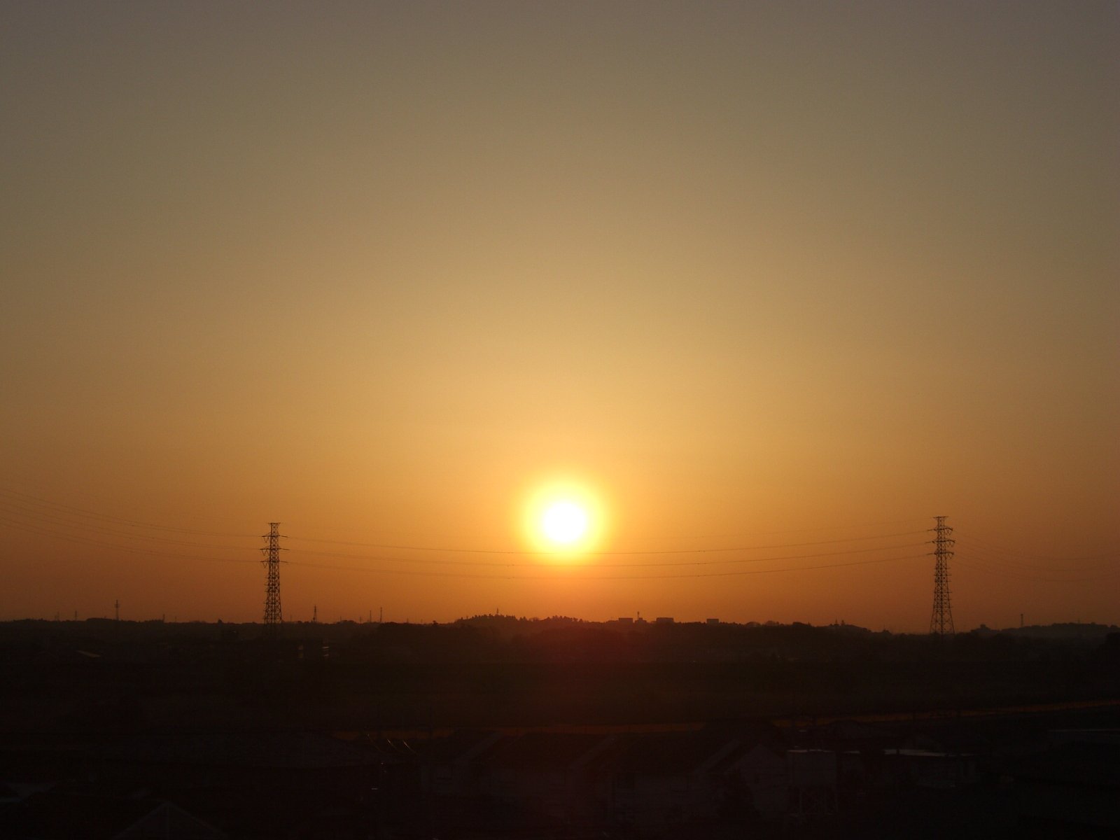 2009年80日目の朝焼け