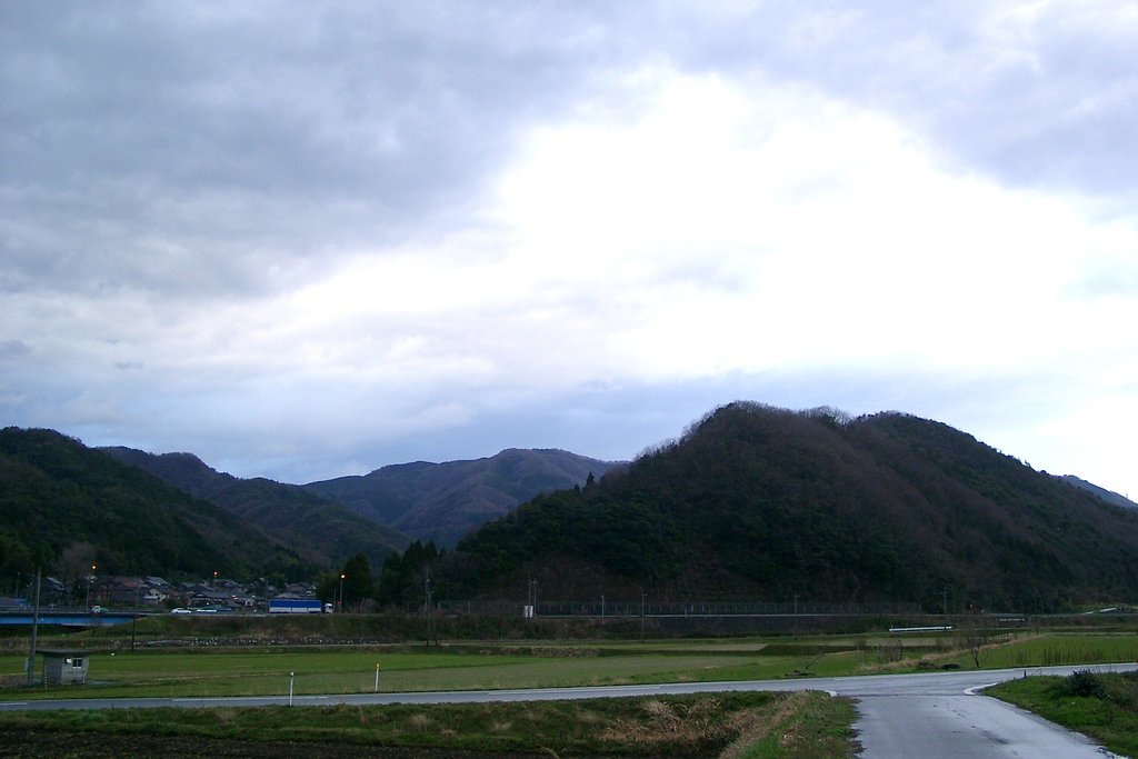 雨上がりの東の空