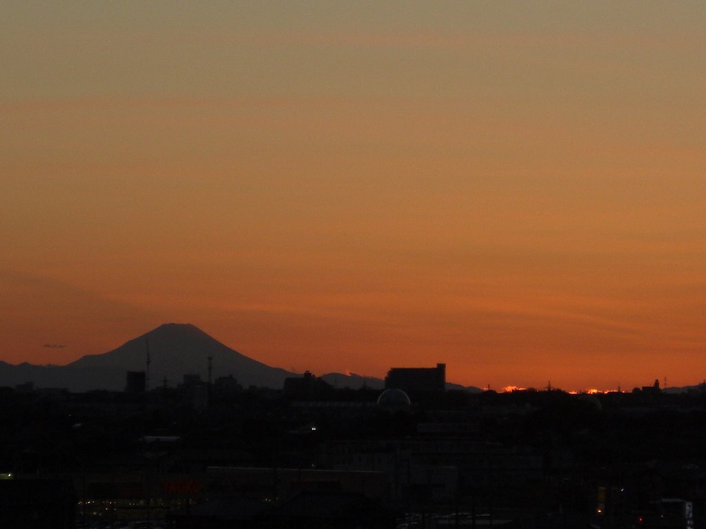 2009年32日目の夕焼け