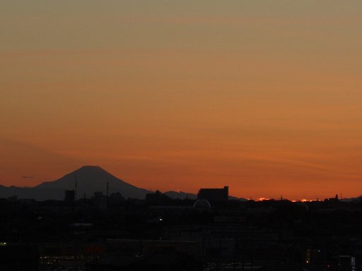 2009年32日目の夕焼け
