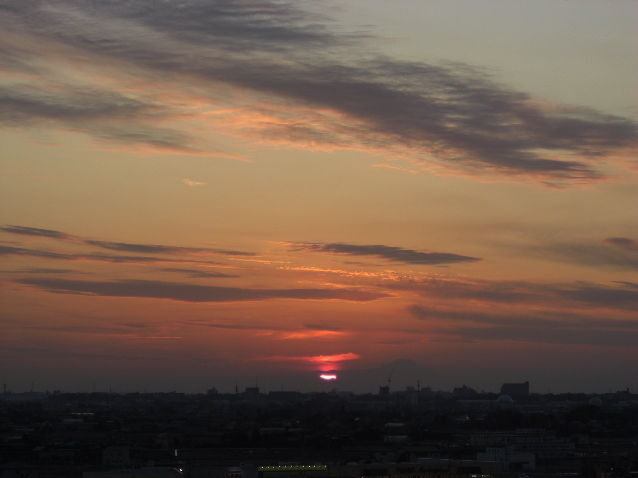 2009年8日目の夕焼け