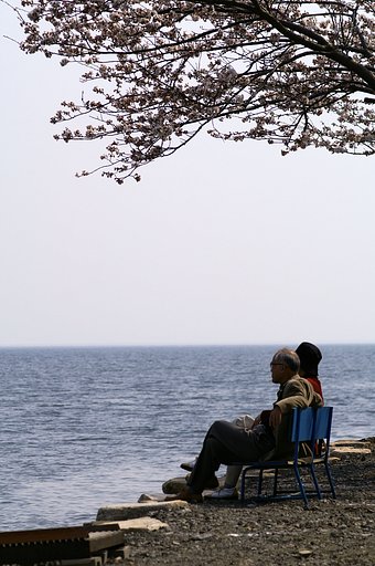 海津大崎から