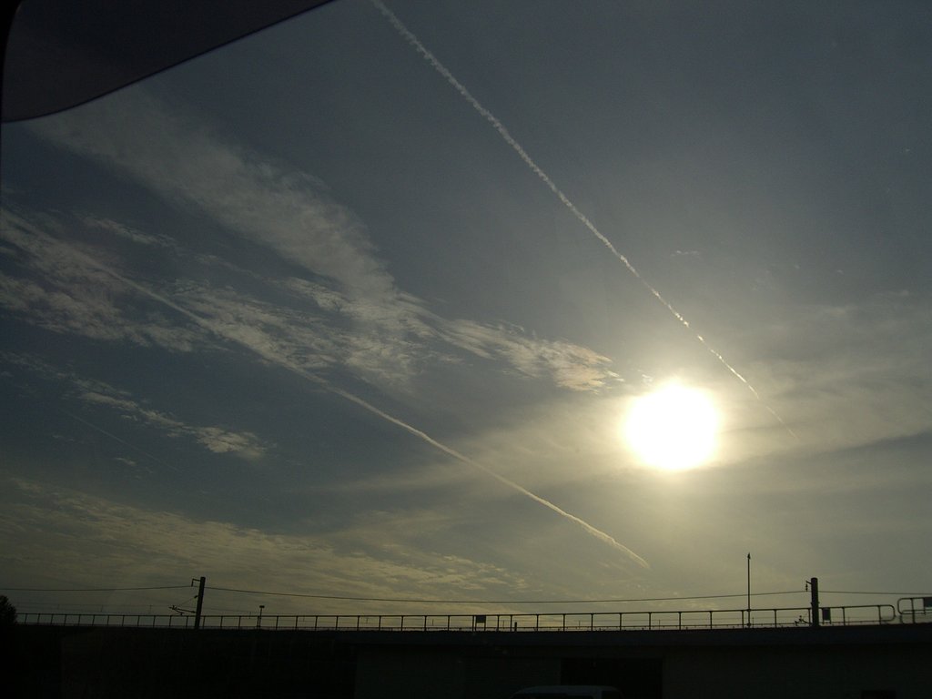 飛行機雲その1