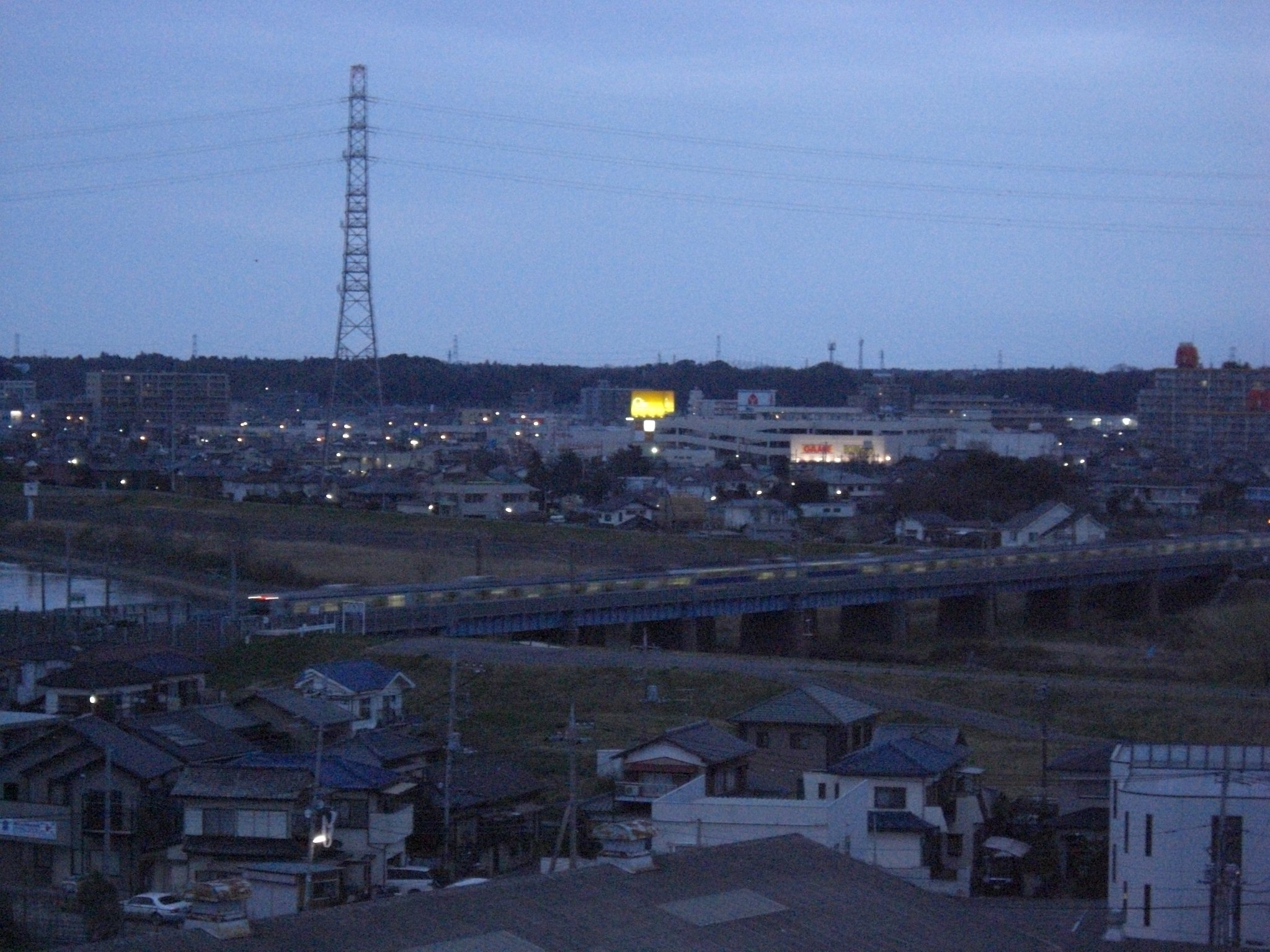 小貝川を渡る