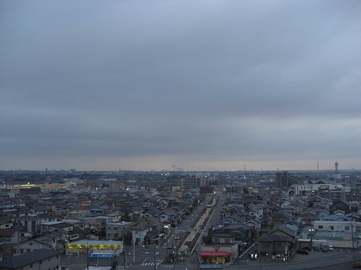 2009年83日目の夕焼け