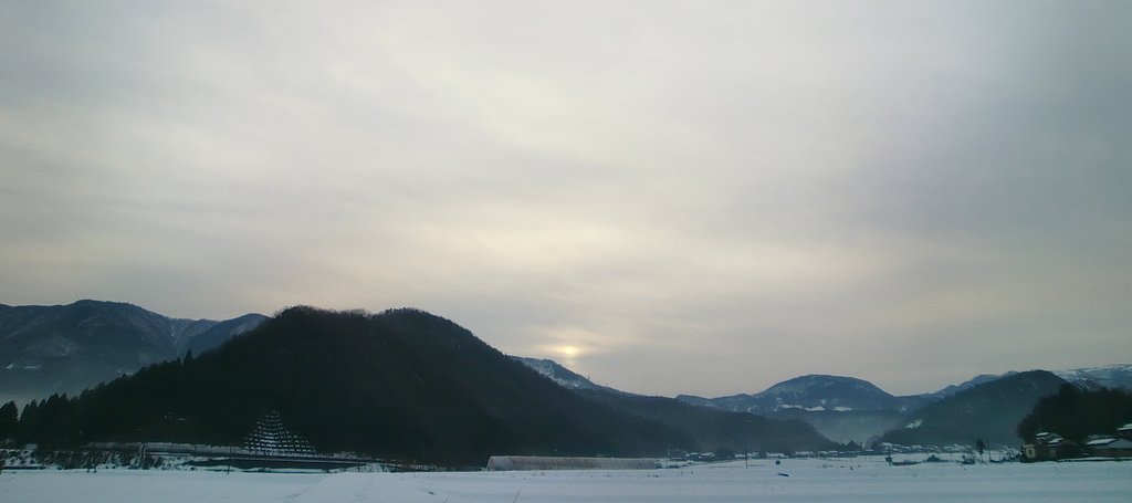 今朝の日の出