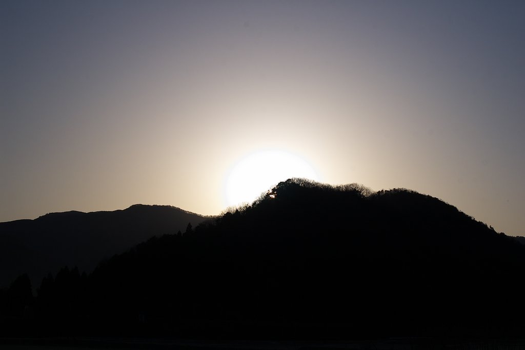 随分久しぶりの快晴の朝日の出！