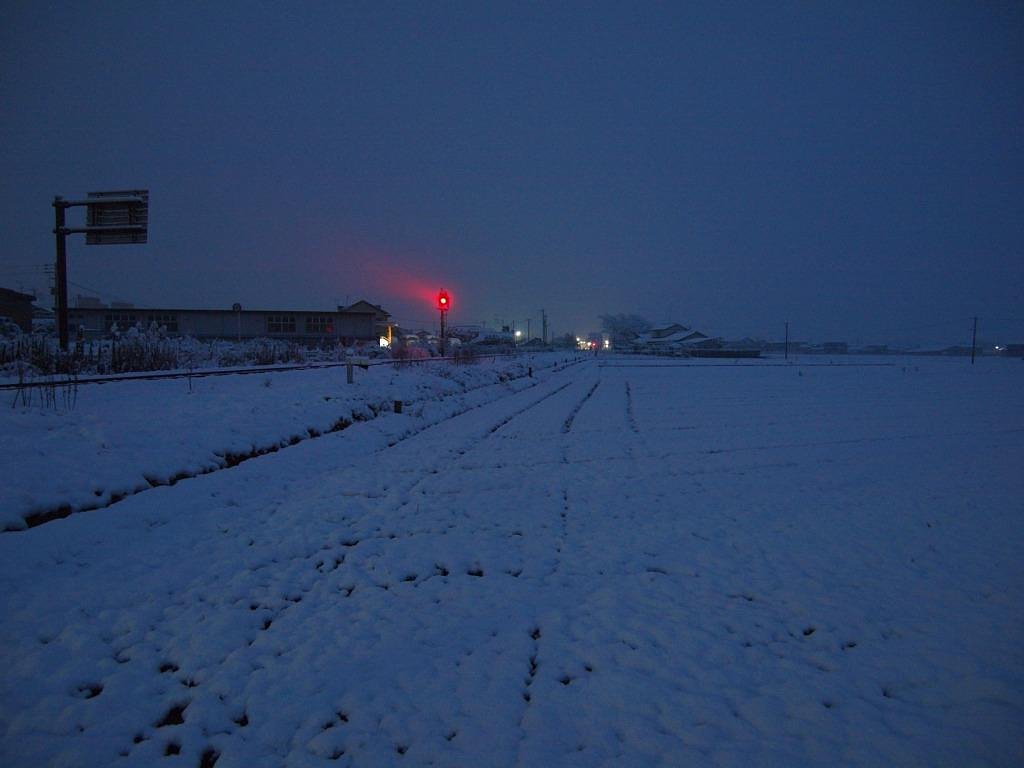 雪の朝。（佐賀県）