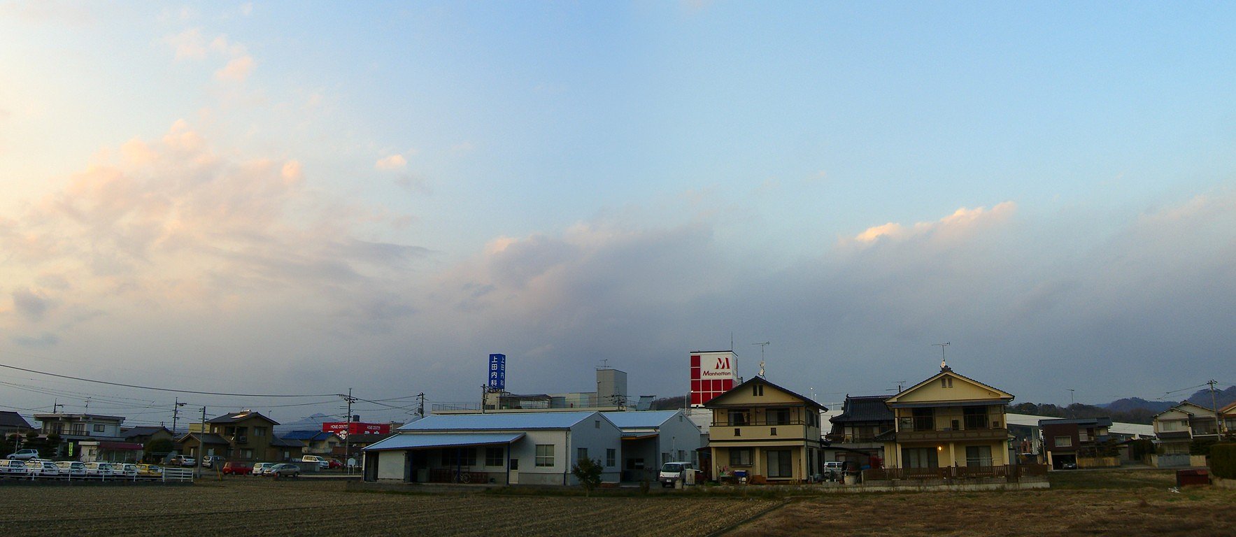 冬の日暮れ