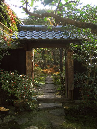 等身大の古き門