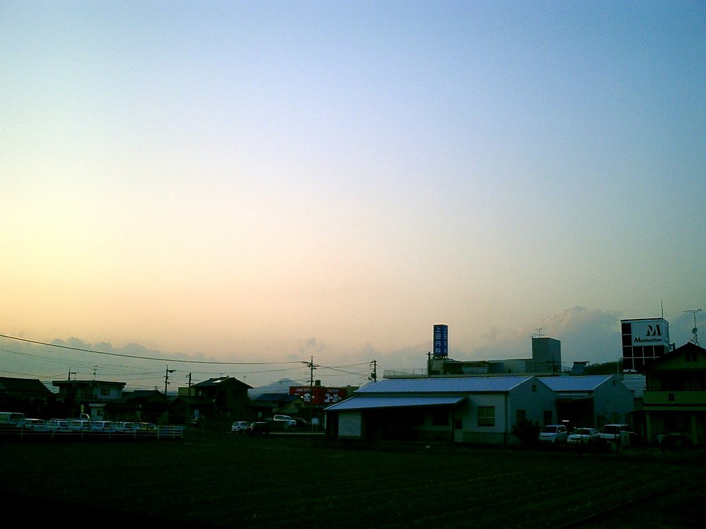 張り合いのない夕暮れ