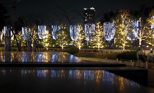 東京ミッドタウンのクリスマスイルミネーション