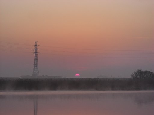 2009年99日目の朝焼け