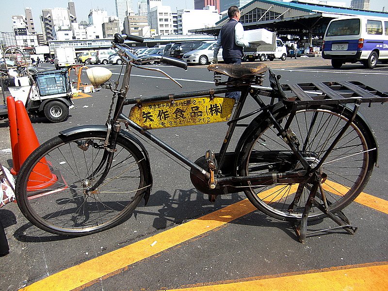 築地市場内の自転車