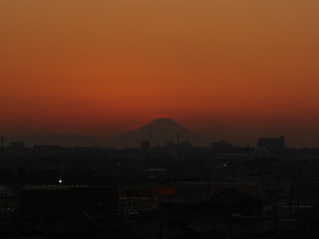 2009年16日目の夕焼け