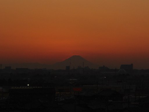 2009年16日目の夕焼け