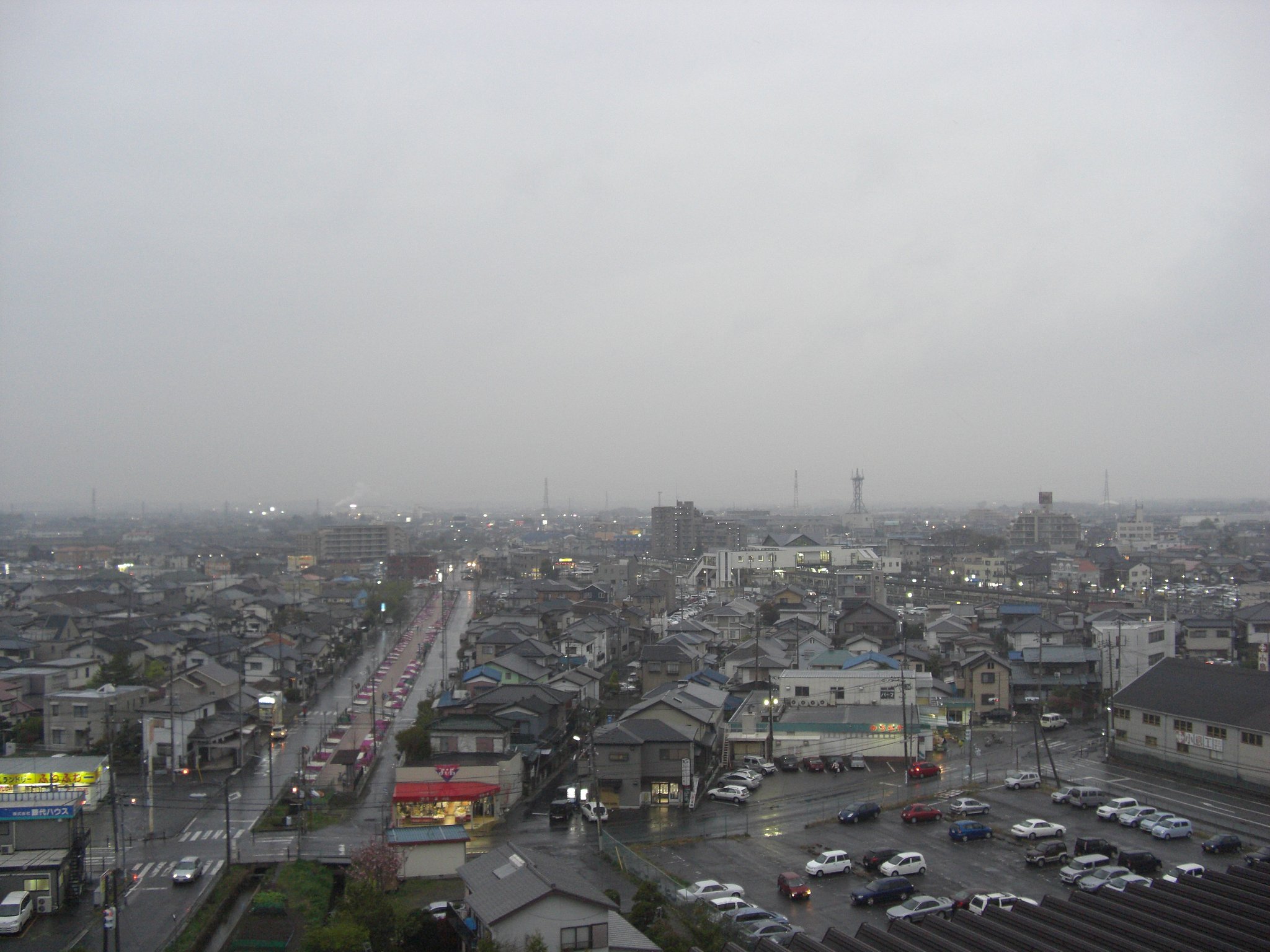 2009年104日目の夕焼け