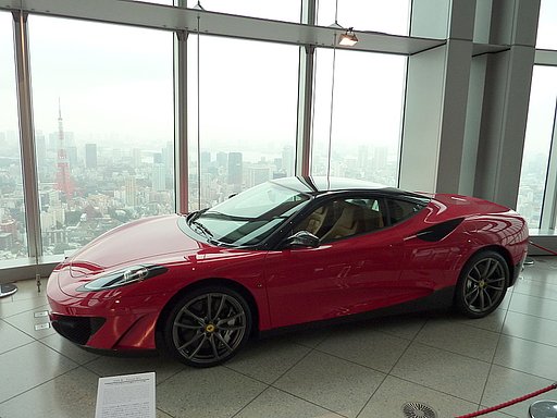 六本木ヒルズの展望台の風景