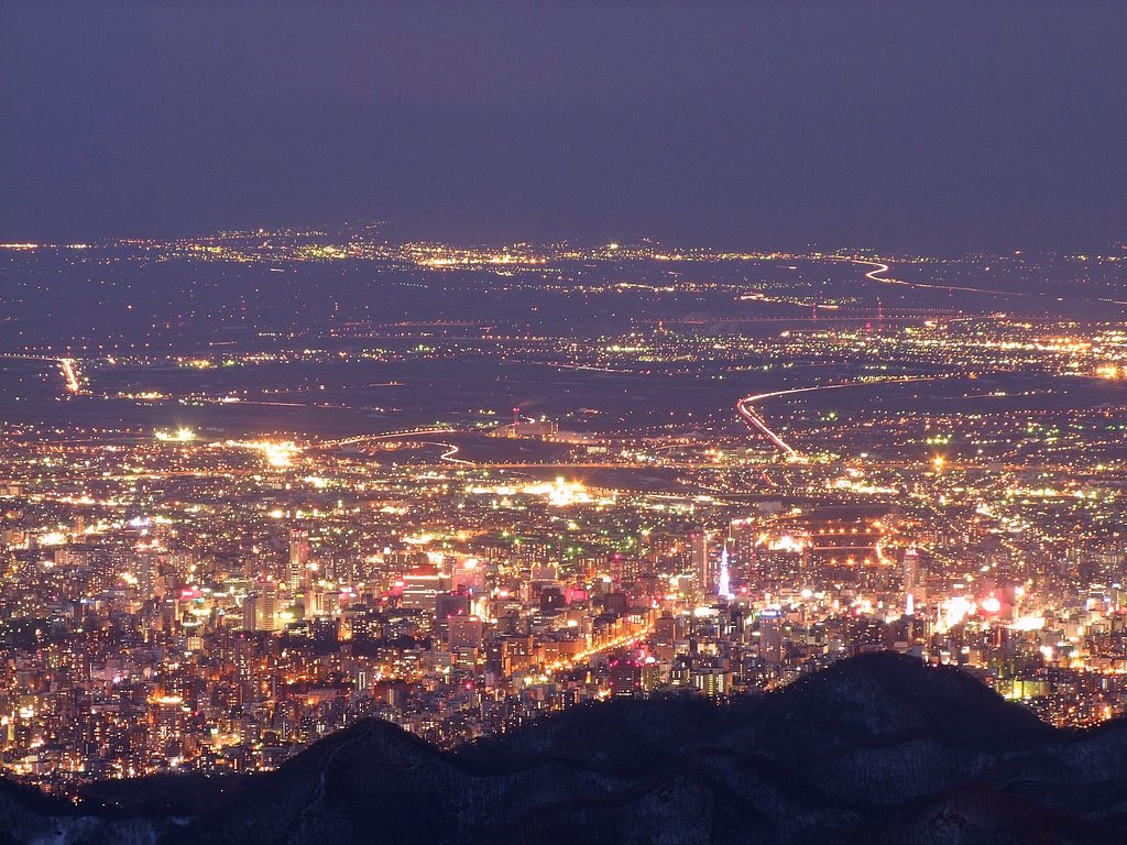札幌の冬夜景５