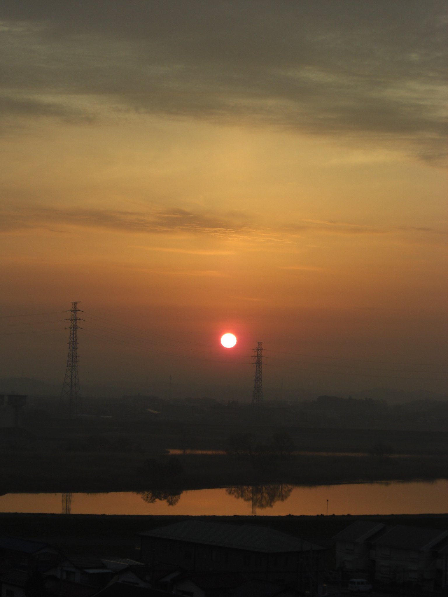 2009年94日目の朝焼け
