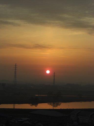 2009年94日目の朝焼け