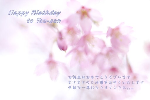 Hapyy Birthday♪