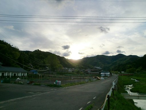 今朝の東の空