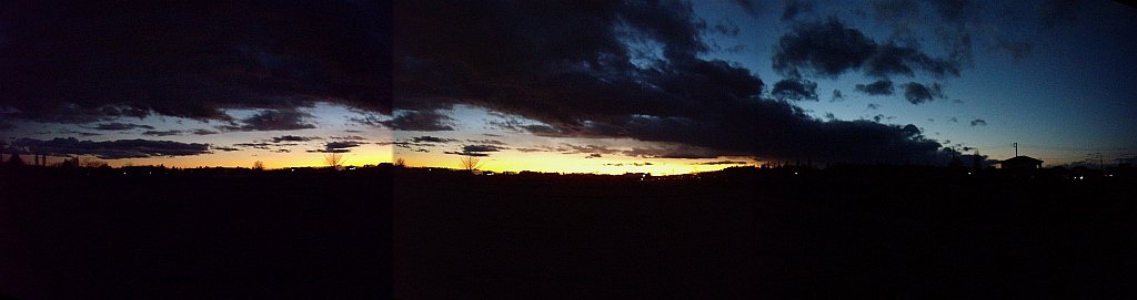 夕焼け・・・