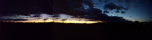 夕焼け・・・