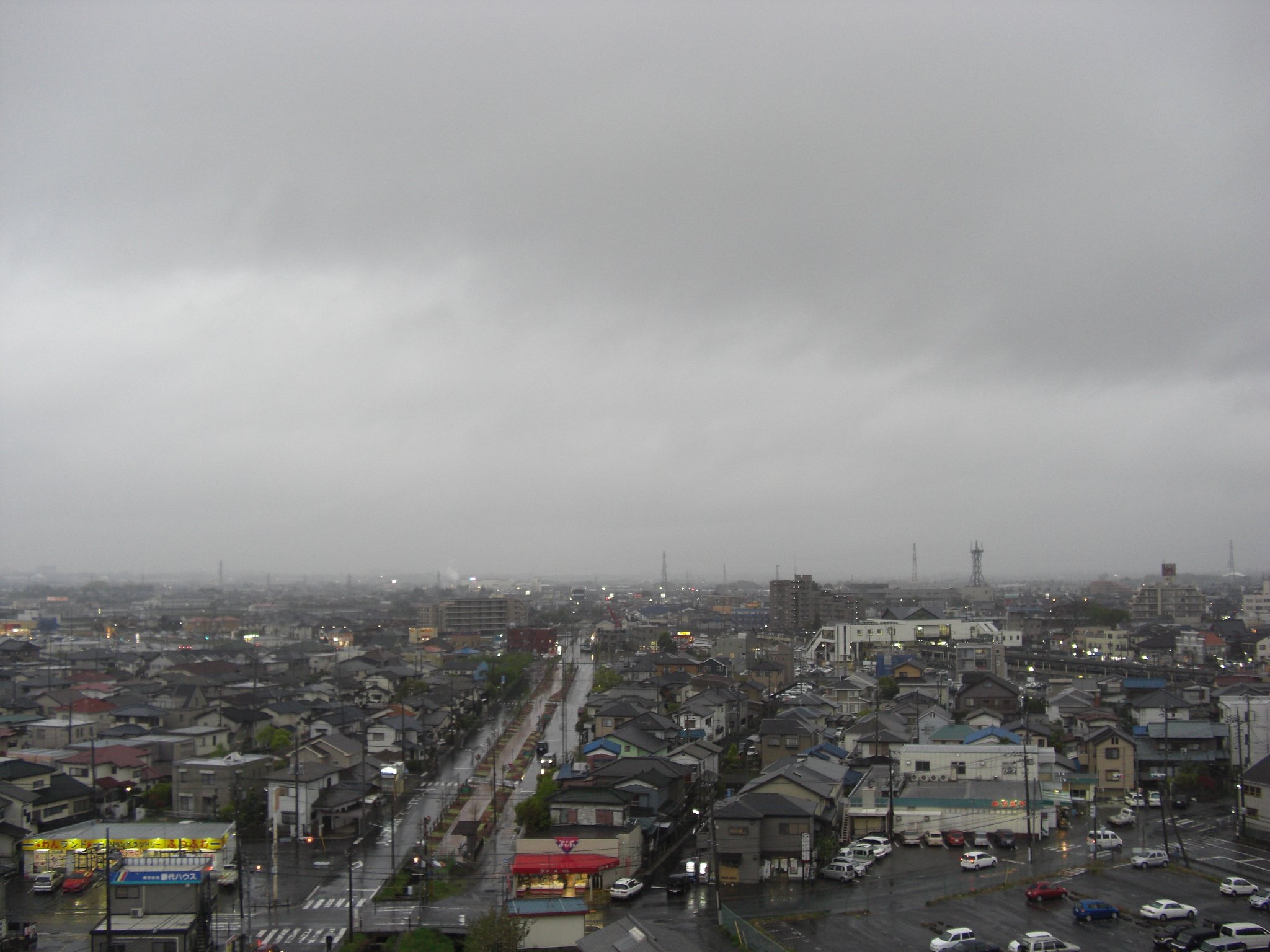 2009年115日目の夕焼け