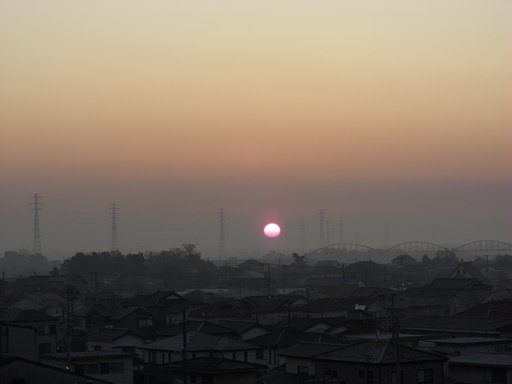 2009年37日目の朝焼け