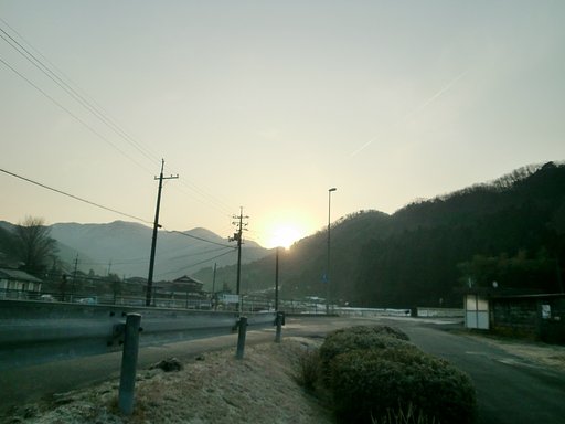 朝日の出