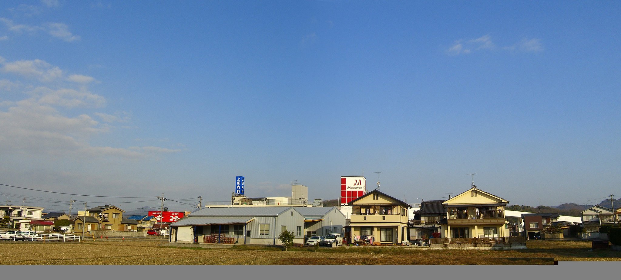 晴れました