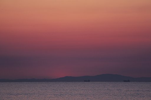 日の出直前