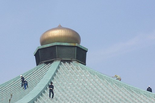 日本武道館保守作業風景