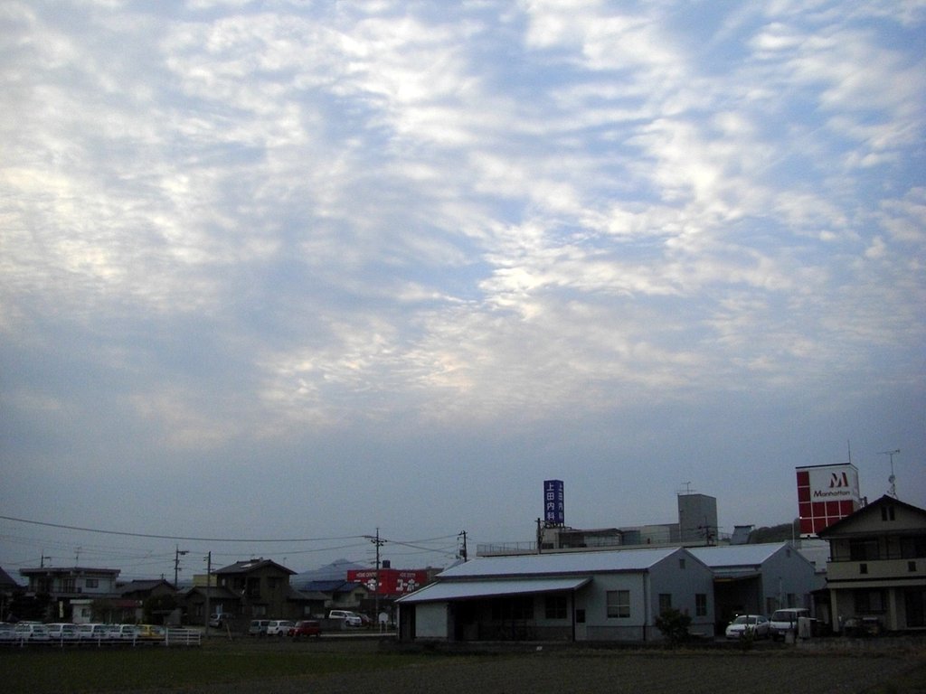 雨の予感が無い