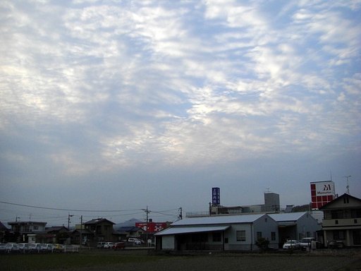 雨の予感が無い