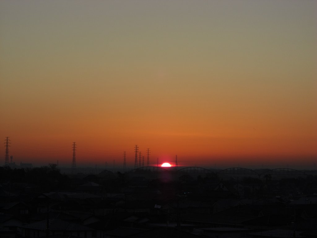 2009年26日目の朝焼け