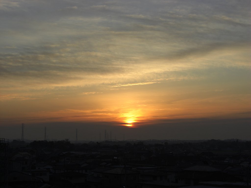 2009年27日目の朝焼け