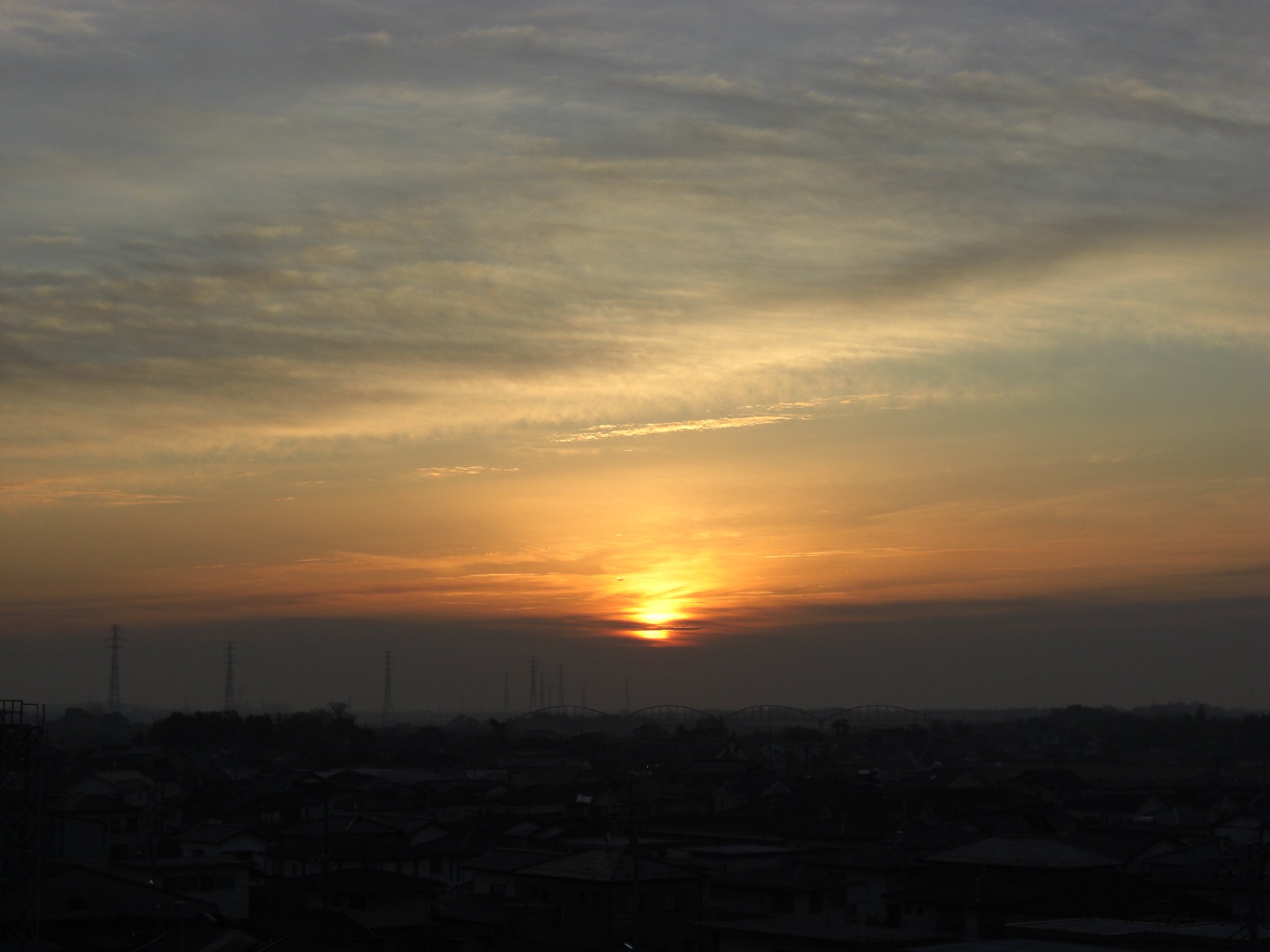 2009年27日目の朝焼け