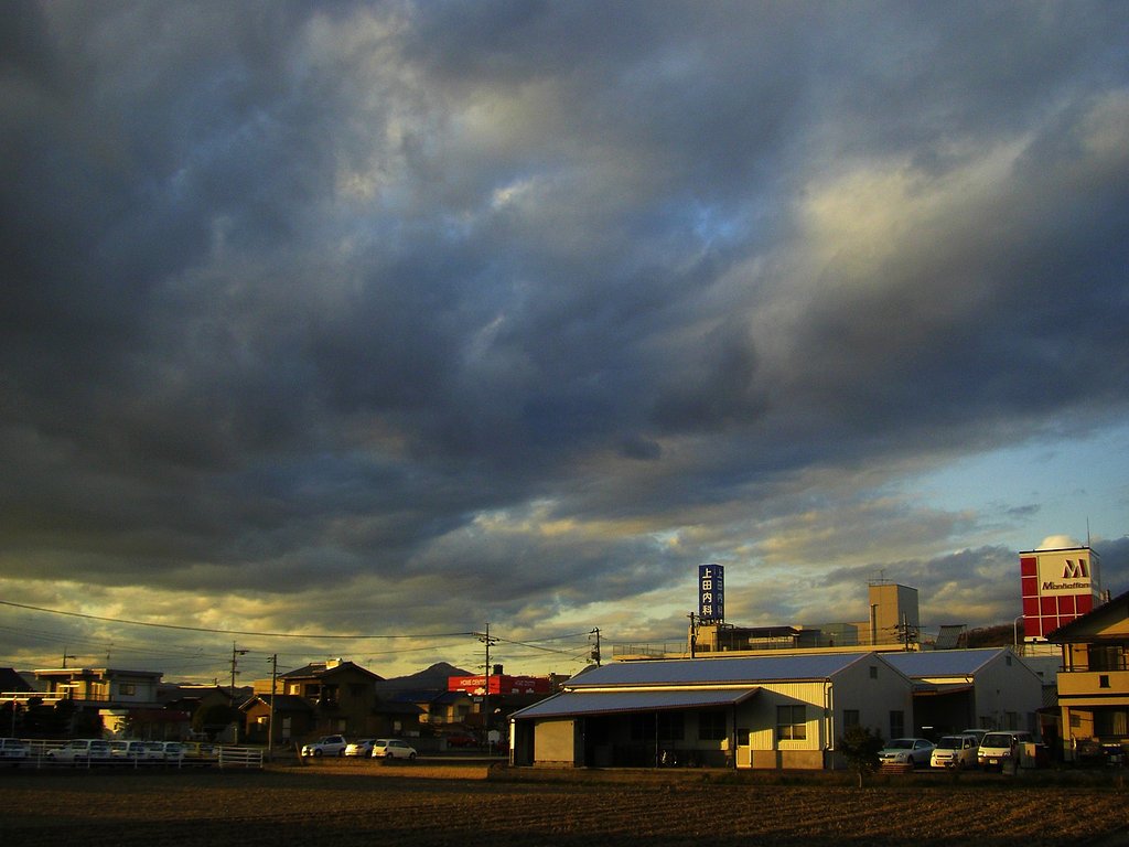 夕暮れ