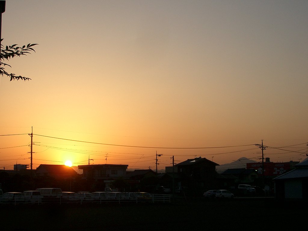 夕日