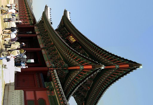 韓国にて