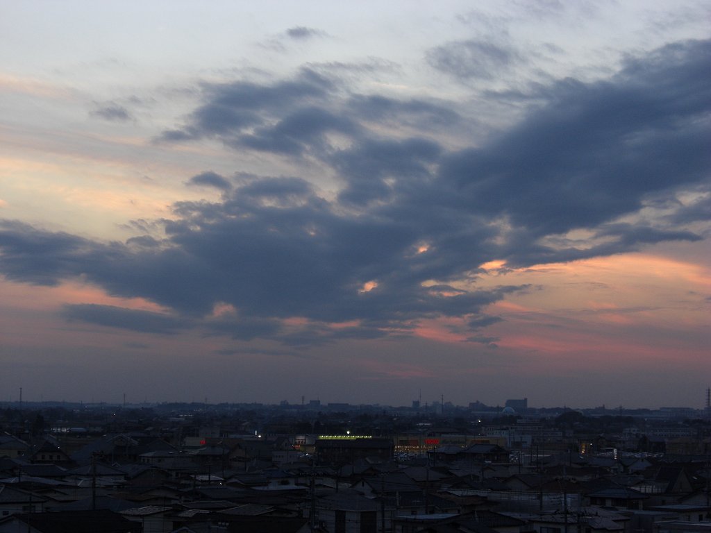 2009年7日目の夕焼け
