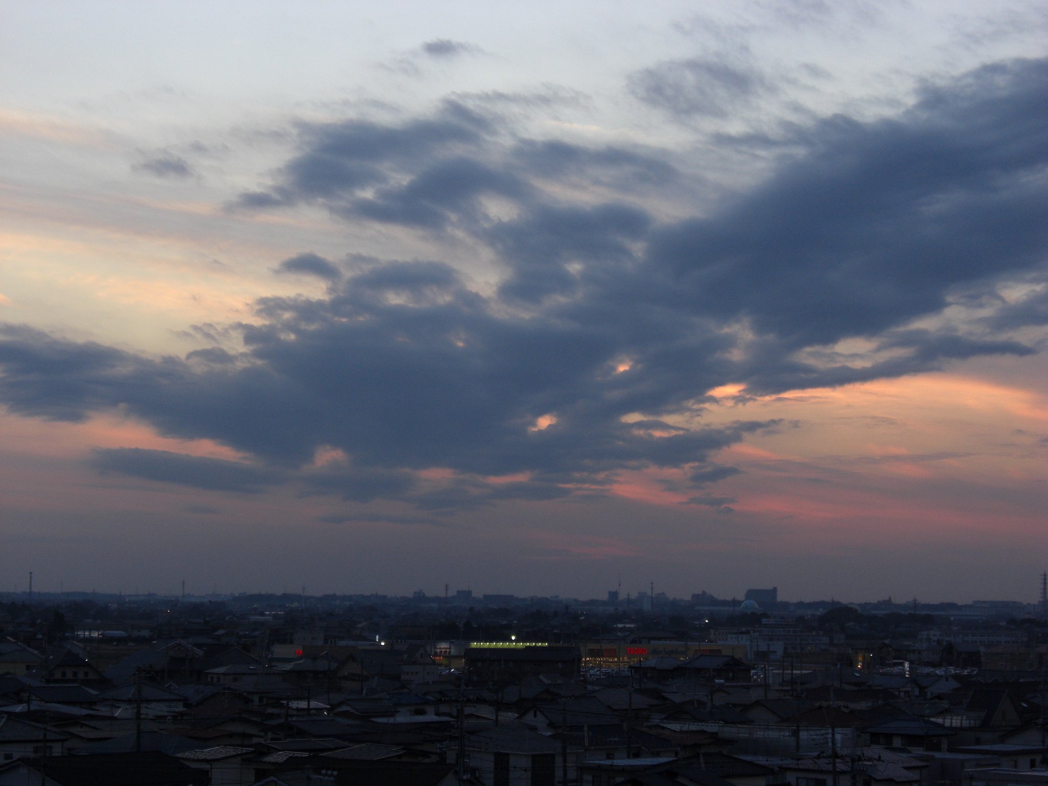 2009年7日目の夕焼け