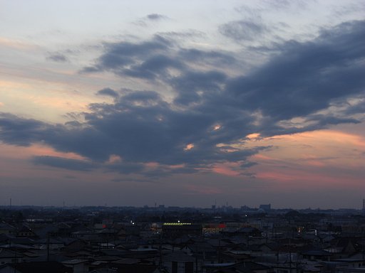 2009年7日目の夕焼け