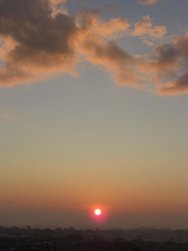 2009年10日目朝焼け
