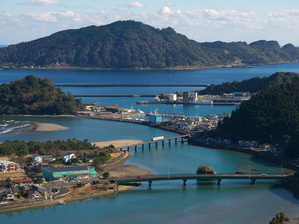 城山にて
